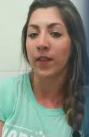 Monica Fontalva, em imagem do próprio vídeo